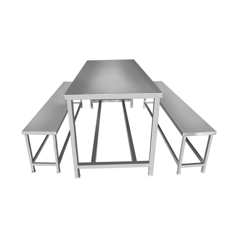 SS Dining Table - Bench Type